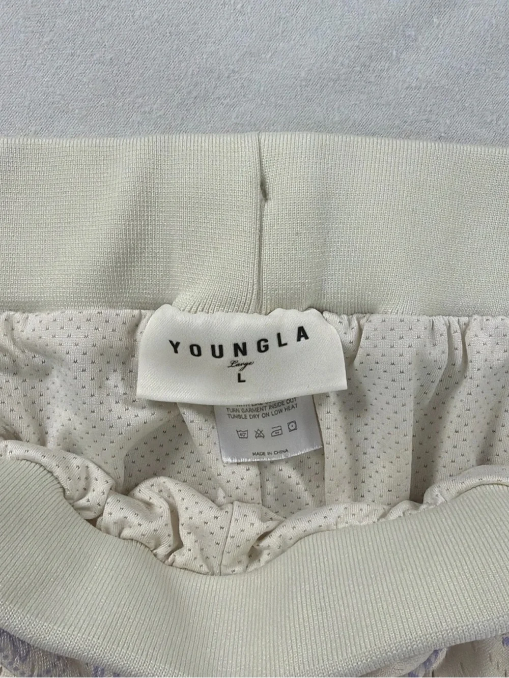 Y2KYoungLA Paisley Mesh Athletic Shorts Men's L Bandana Print - 1C